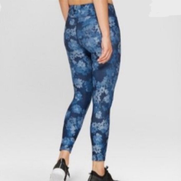 JoyLab Leggings Sz S Floral Print Mid-Rise NWT - Picture 4 of 14